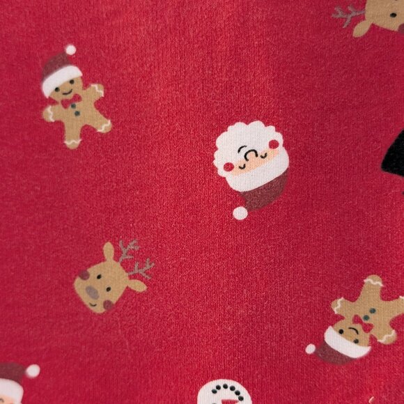 2/$10 ❤️ Monkey Bars 12M Holiday Sweatshirt | Red Gingerbread & Snowmen - Picture 5 of 6